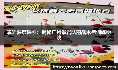 攀岩深度探索：揭秘广州攀岩队的战术与训练秘诀